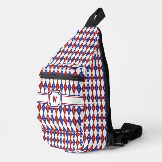 Americana Argyle Sling Bag (Rechterhoek)