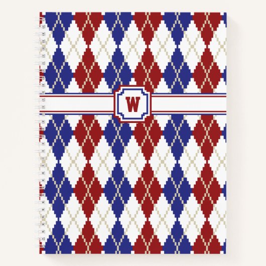 Americana Argyle Spiral Notitieboek (Voorkant)