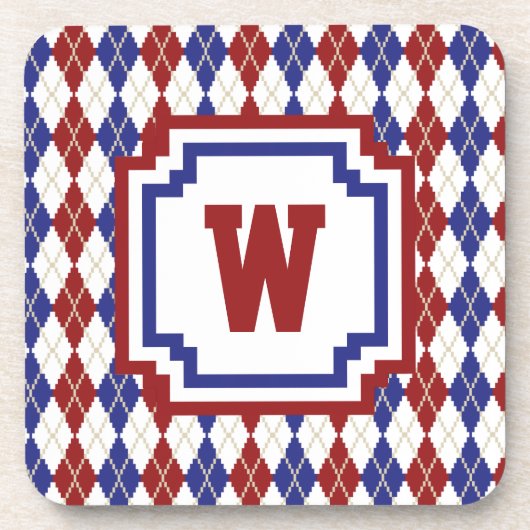 Americana Argyle Square Onderzetter (Voorkant)