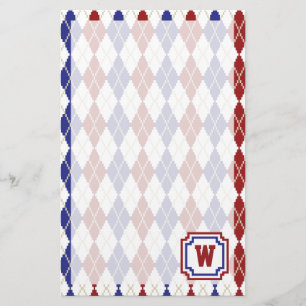 Americana Argyle Stationery Briefpapier