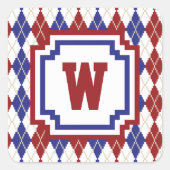 Americana Argyle Sticker (Voorkant)