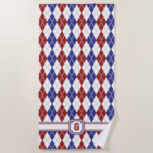 Americana Argyle Strandlaken