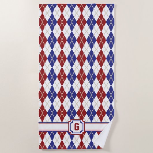 Americana Argyle Strandlaken (Voorkant)