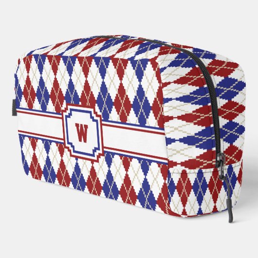 Americana Argyle Toilettasje (Rechterhoek)