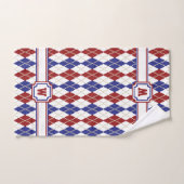 Americana Argyle Towel Set Bad Handdoek (Handdoek)