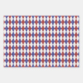 Americana Argyle Wrapping Paper Set (Voorkant 2)