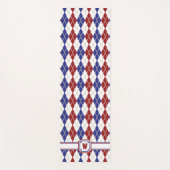 Americana Argyle Yoga Mat (Voorkant)