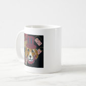 AMERICANA BEAGLE KOFFIEMOK (Voorkant links)