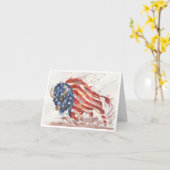 Americana Bizon door Sherry Kaart (Gele Bloem)