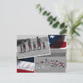 Americana Boys Briefkaart (Staand voorkant)