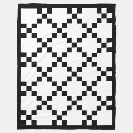 Americana Buffalo Check Quilt Party Fleece Blanket Deken (Voorkant)