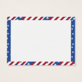 Americana Cadeau Label Visitekaartjes (Achterkant)