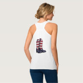 Americana Cowboy Boots | Je past je aan Tanktop (Volledige Achterkant)