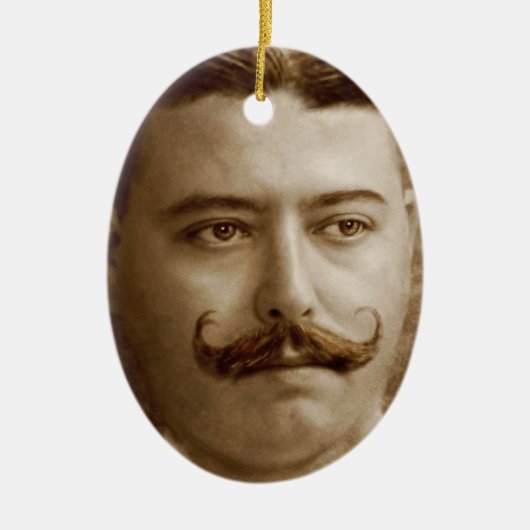 Americana - De baas Keramisch Ornament (Voorkant)