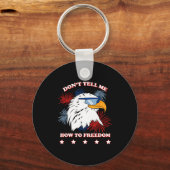 Americana Don’t Tell Me How To Dom Sleutelhanger (Voorkant)