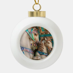 Americana - Draaimolen schoonheden Keramische Bal Ornament