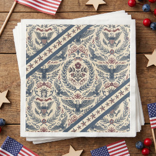 Americana Eagles Stars & Stripes Diagonaal ID1298 Servet