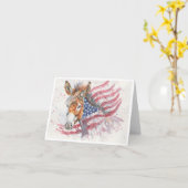Americana Ezel Van Sherry Kaart (Gele Bloem)