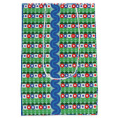 Americana Flowers - Medium Gift Bag Cadeauzakje (Achterkant)