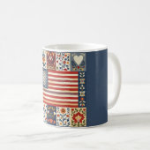 Americana Folk Art Beker Koffiemok (Voorkant rechts)