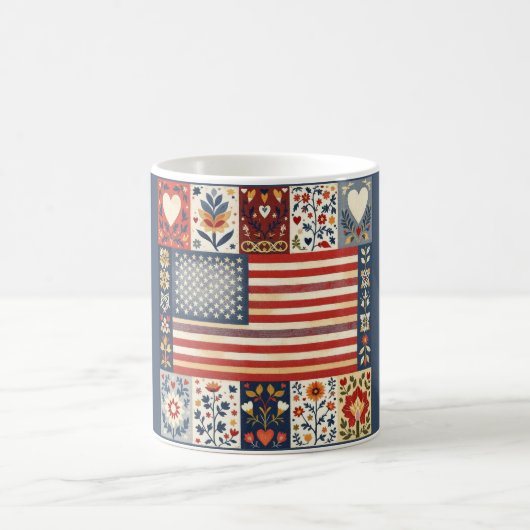 Americana Folk Art Beker Koffiemok (Center)