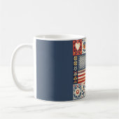 Americana Folk Art Beker Koffiemok (Links)
