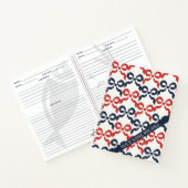 Americana Folk Art Bow Quilt Pattern Recipe Notitieboek (Binnen)