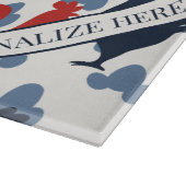 Americana Folk Art Roosters – Rustic Farm Pattern Snijplank (Hoek)