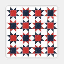 Americana Folk Art Star Quilt Pattern Onderzetter Set