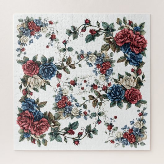 Americana Garden Patriotrozen Legpuzzel (Verticaal)