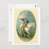  Americana George Washington Briefkaart (Voorkant / Achterkant)