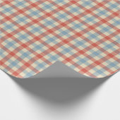 Americana Gingham Cadeaupapier (Hoek)