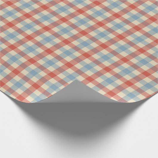 Americana Gingham Cadeaupapier (Hoek)