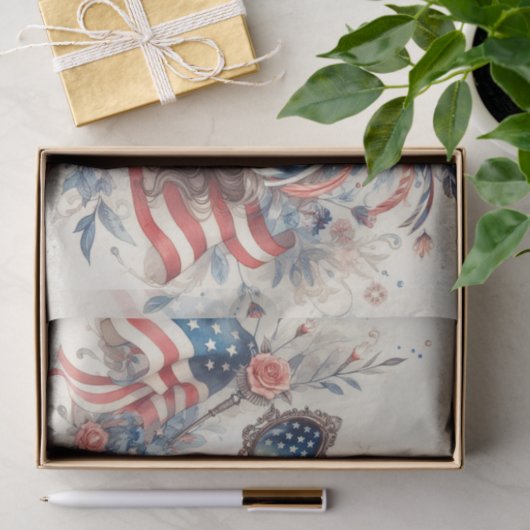  Americana Girl Tissue Decopauge Paper Tissuepapier (Geschenk)
