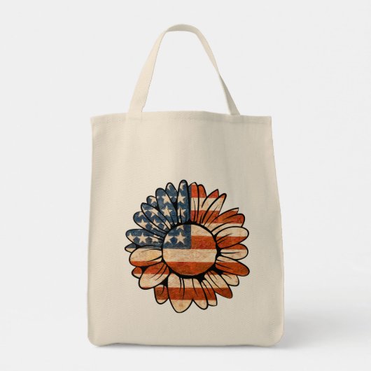 Americana Grocery Tote Bag (Achterkant)