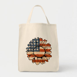 Americana Grocery Tote Bag
