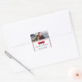 americana harten bruiloft gunst Sticker (Envelop)