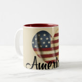 Americana Heart Mok (Voorkant links)