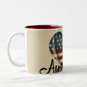 Americana Heart Mok (Links)