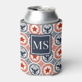 Americana Heritage Eagle Damast Monogram Blikjeskoeler