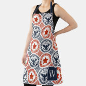 Americana Heritage Eagle Embleem Monogram Schort (Insitu)