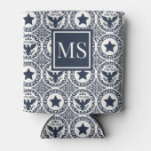 Americana Heritage Eagle Medaillon Monogram Blikjeskoeler (Voorkant)