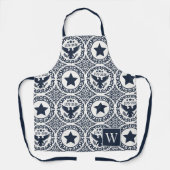 Americana Heritage Eagle Medaillon Monogram Schort (Voorkant)