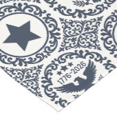 Americana Heritage Eagle Medaillon (Navy Crème) Medium Tafelloper (Hoek)