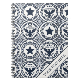 Americana Heritage Eagle Medaillon (Navy Crème) Notitieboek