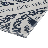 Americana Heritage Eagle Medallion (Navy Cream) Snijplank (Hoek)