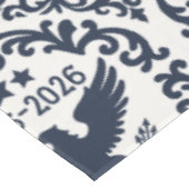 Americana Heritage Eagle Medallion (Navy Cream) Tafelkleed (Gekanteld)