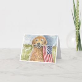 Americana Hond door Sherry Kaart