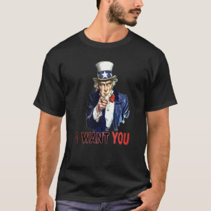 Americana Ik wil je oom Sam  Fun T-shirt