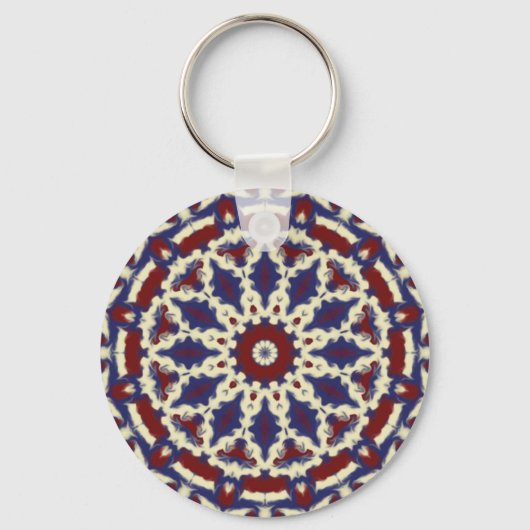 Americana Kaleidoscoop Sleutelhanger (Voorkant)